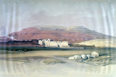 Medinet Abou, Tebe, 8 dicembre 1832, Egitto da Louis Haghe