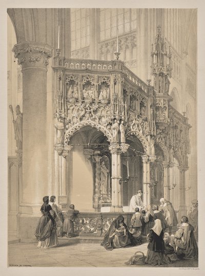 Schizzi in Belgio e Germania, Seconda Serie: No. 17 - Schermi a Lierre da Louis Haghe