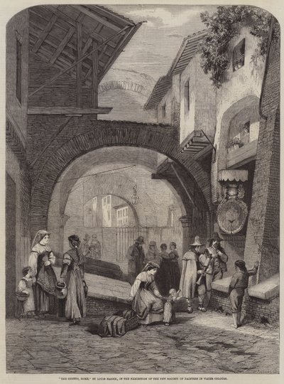 Il Ghetto, Roma da Louis Haghe