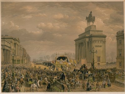 Il funerale del Duca di Wellington da Louis Haghe