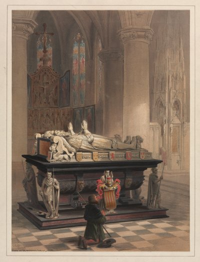 Tomba della famiglia De Merodes, Gheel da Louis Haghe