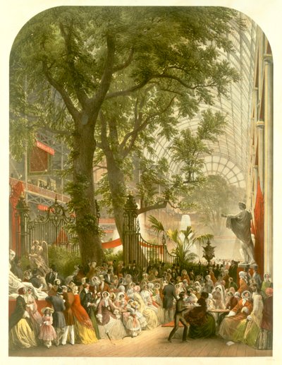 Transetto del Crystal Palace, 1851 da Louis Haghe