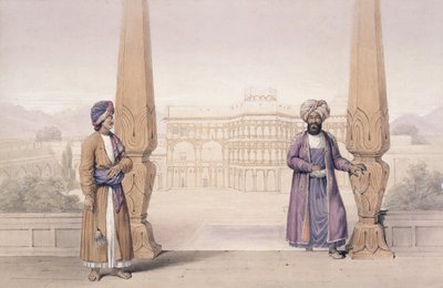 Un nobile Dooranee e il suo attendente al palazzo di Candahar, da 