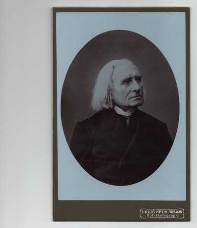Franz Liszt (1811-1886) (1880, fotografia) da Louis Held