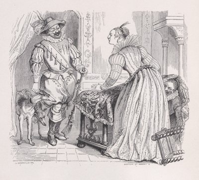 La caccia da Le Opere Complete di Béranger, 1836 da Louis Henri Brevière, Cesar Auguste Hebert