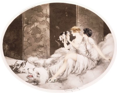 Piccoli cani da Louis Icart
