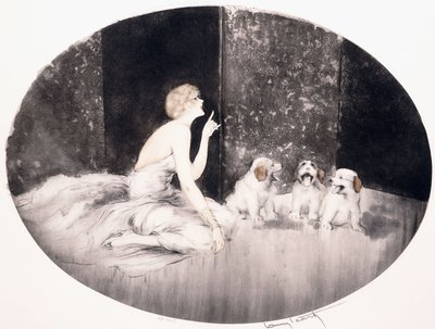 Lezione di canto da Louis Icart