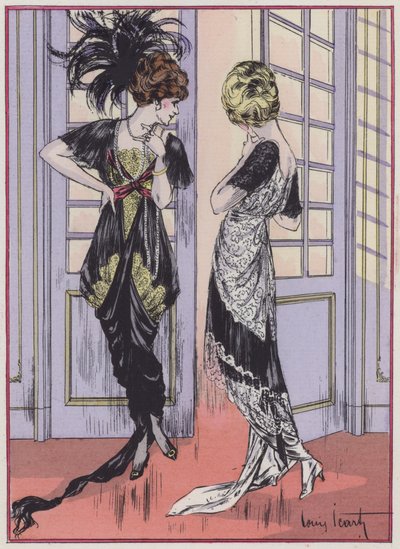 Moda femminile degli anni 1910 del designer Zimmermann da Louis Icart