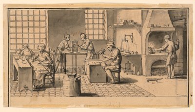 Officina di un battiloro per l
