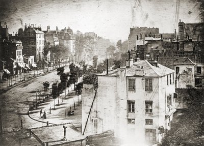 Boulevard du Temple di Daguerre da Louis Jacques Mande Daguerre