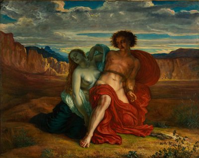 La tortura di Mezenzio, 1864 da Louis Janmot