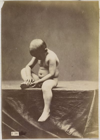 Studio di un bambino nudo seduto da Louis Jean Baptiste Igout (attributed to)