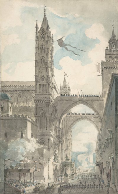 Veduta del portale e dell