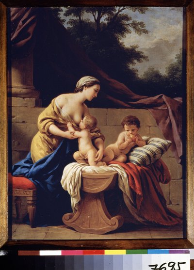 Madre e bambini. Allegoria della carità da Louis Jean Francois I Lagrenee