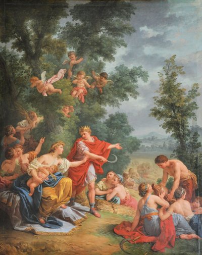 Francese: La moisson, ou Cérès et Triptolème Il raccolto o Cerere e Triptolemo da Louis Jean François Lagrenée
