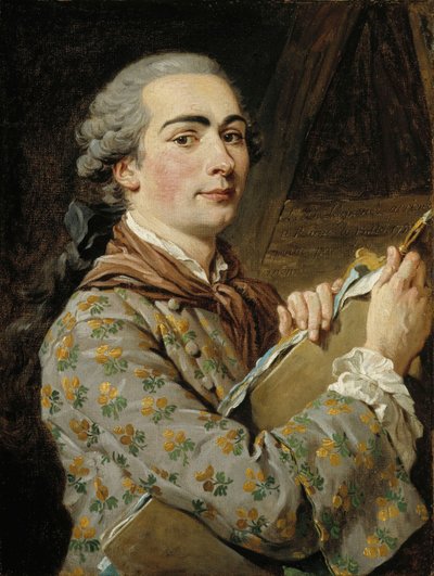 Autoritratto, 1750s da Louis Jean François Lagrenée