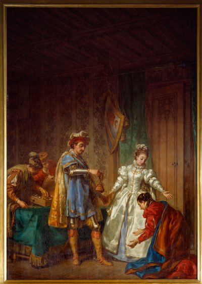 La continenza di Bayard da Louis Jean Jacques Durameau