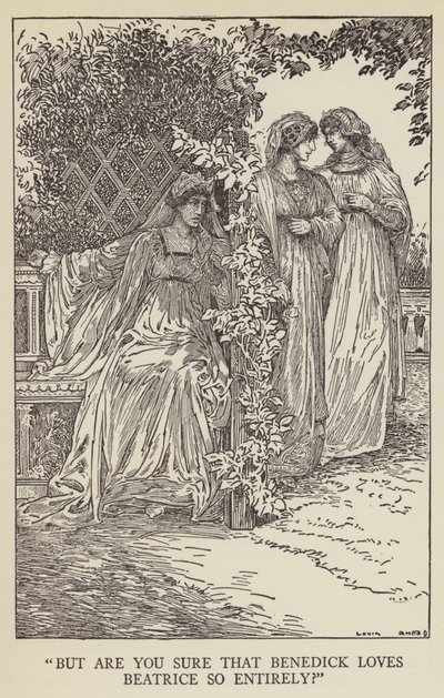 Ma sei sicuro che Benedick ami Beatrice così completamente? da Louis John Rhead