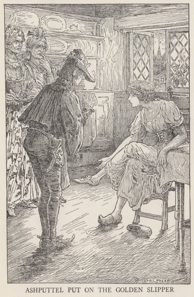 Cenerentola (litografia) da Louis John Rhead