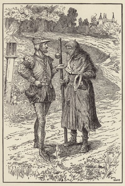 Vieni, cambia il tuo abbigliamento con il mio, vecchio da Louis John Rhead