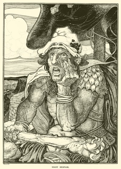 Gigante Disperazione (incisione) da Louis John Rhead