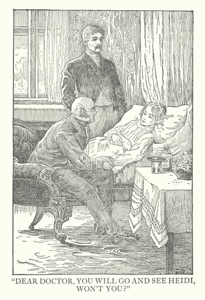 Illustrazione per Heidi di Johanna Spyri da Louis John Rhead