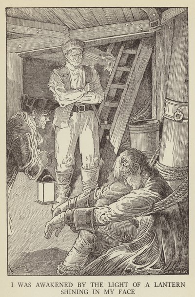 Illustrazione per Kidnapped di Robert Louis Stevenson da Louis John Rhead