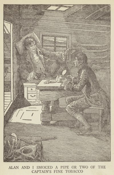 Illustrazione per Kidnapped di Robert Louis Stevenson da Louis John Rhead
