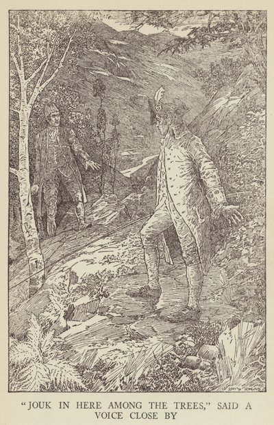 Illustrazione per Kidnapped di Robert Louis Stevenson da Louis John Rhead