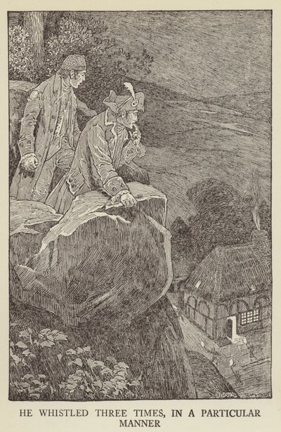 Illustrazione per Kidnapped di Robert Louis Stevenson da Louis John Rhead