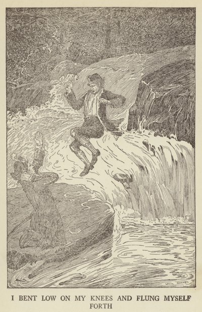 Illustrazione per Kidnapped di Robert Louis Stevenson da Louis John Rhead
