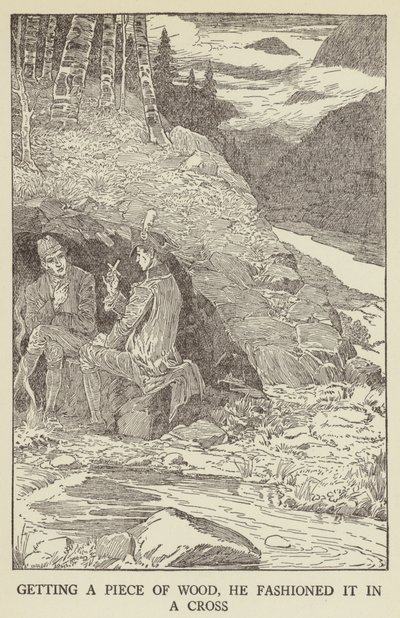 Illustrazione per Kidnapped di Robert Louis Stevenson da Louis John Rhead