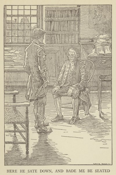 Illustrazione per Kidnapped di Robert Louis Stevenson da Louis John Rhead
