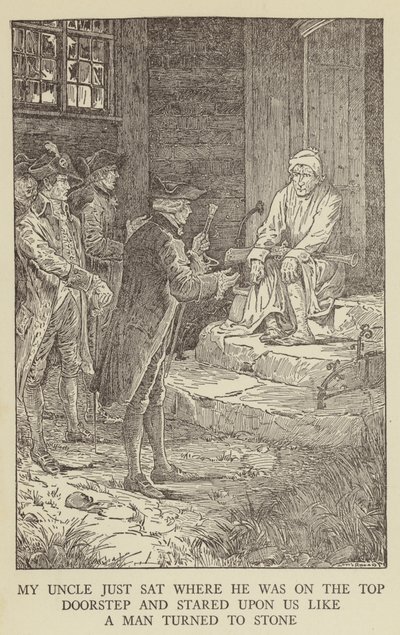 Illustrazione per Kidnapped di Robert Louis Stevenson da Louis John Rhead