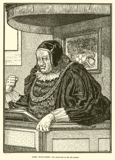 Lord Hate-Good (incisione) da Louis John Rhead