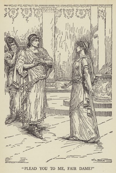 Mi supplichi, bella dama? da Louis John Rhead
