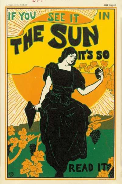 Poster pubblicitario del giornale 