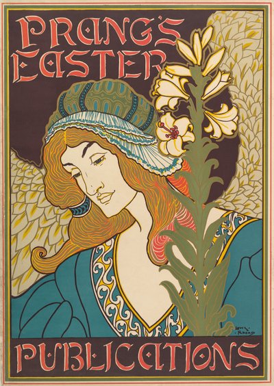 Pubblicazioni di Pasqua di Prang, pub. 1895 da Louis John Rhead