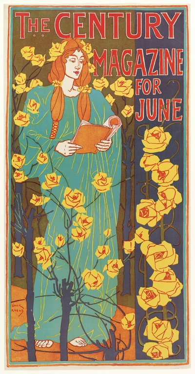 The Century Magazine per giugno, pub. 1896 da Louis John Rhead