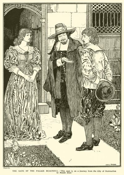 La Porta del Palazzo Bello da Louis John Rhead