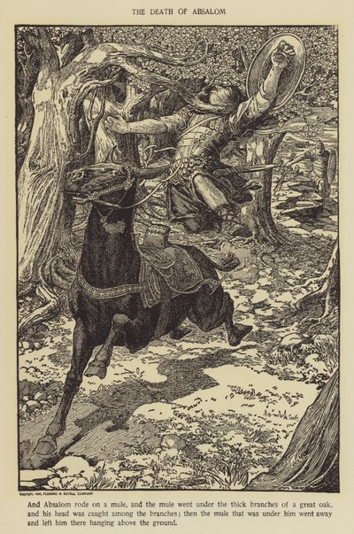 La morte di Assalonne da Louis John Rhead