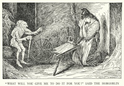 "Cosa mi darai per farlo per te?" disse il Folletto da Louis John Rhead