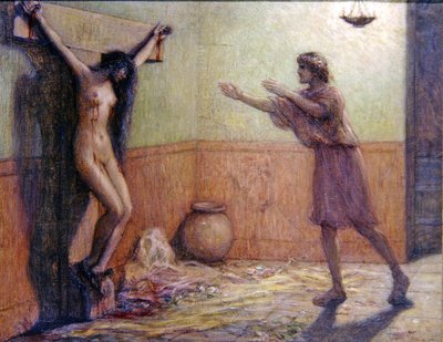 Donna crocifissa da Louis Joseph Raphael Collin