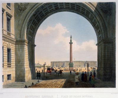 La piazza del palazzo, vista dall
