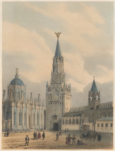 La Torre Spasskaya e la Chiesa di Santa Caterina del Convento dell
