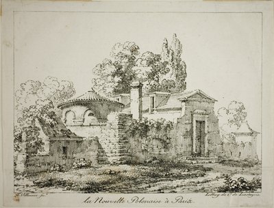 Il nuovo polacco a Parigi da Louis Jules Frederic Villeneuve