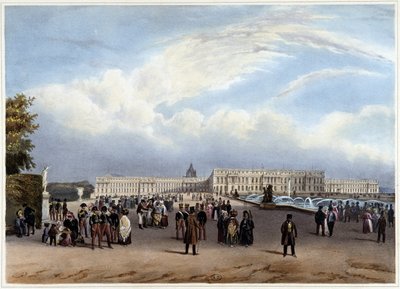 Veduta generale della facciata del Château de Versailles - in 