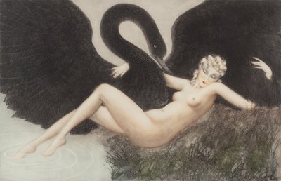 Leda e il Cigno da Louis Justin Laurent Icart
