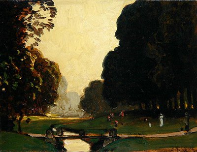 La Piccola Fulda nel Parco Karlsaue, Kassel da Louis Kolitz