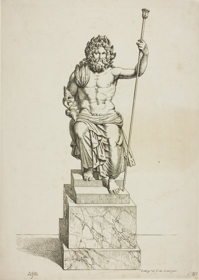 Giove, tratto dalla collezione di M. Denon da Louis Lafitte